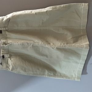 Ll bean cotton stretch skirt